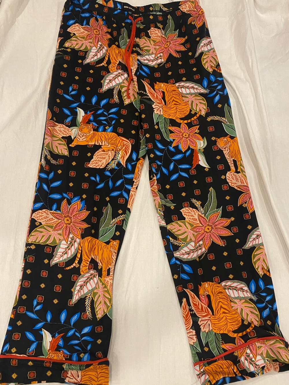 Room Service Tiger Floral Lounge Sleep Pants Large